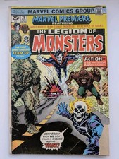 Marvel Premiere 28 1st Appearance Legion of Monsters Key Ghost Rider 1976 Low Gr picture