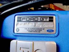 2005,2006 FORD GT GT40 SUPERCAR ROMEO ENGINE PLANT SIGNATURE PLATE FACTORY 05/06 picture