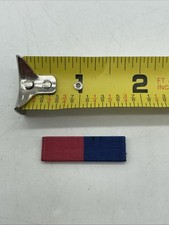 U.S. Military Blue Red Ribbon Bar 2 Color Recognition Ribbon No Pin Red Blue picture