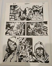 Eskivo Original Unpublished Comic Book Art Page 19 Inked Original Story 14/10 picture