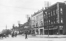 Washington Street View Owosso Michigan MI - Reprint picture
