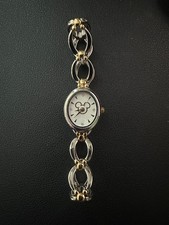 Vintage Two-Tone Disney Mickey Mouse Bracelet Watch - Excellent Shape picture