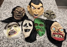 Halloween Mask Lot - 7 - Vintage - 2000’s picture