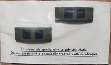 US ARMY CWO2 CHIEF WARRANT OFFICER TWO SUBDUED RANK MILITARY INSIGNIA Pins NOS picture