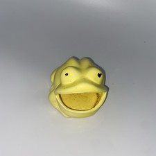 Vintage MCM Ceramic Kitchen Big Mouth Frog Sponge Holder picture