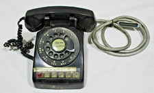 Vintage Western Electric 565HK Black Multiline Rotary Desk Phone w/Cord picture