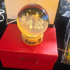 Hot Air Balloon Crystal Ball,Light Base (Special Shapes, Bees , Hot Air Balloon) picture