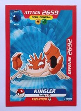 POKEMON TCG 3R V2 #099 KINGLER Card PERU 2018 South America Edition Pokedex picture
