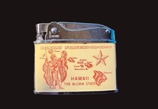 Vintage Penguin Superlative Lighter Hawaii Statehood 1959 No. 18250 w/ box picture
