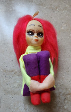 Vintage Mod  Girl Jestia Japan Knee Hugger Hot Pink Hair Doll - 1960's MCM picture