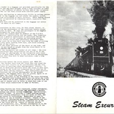1969 Upper Canada Railway Society Steam Excursion CN 6218 Timetable Toronto Ont picture