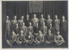 1924 Northwestern University Phi Pi Phi Fraternity Photo Alpha Chapter Vintage picture