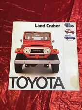 Toyota Land Cruiser 1974 Dealer Sales Brochure 4WD Full Line Utility 4X4 Silver picture