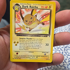 2002 Pokémon Team Rocket Returns Dark Raichu 7/110 Stage 1 English Card picture