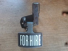 Vintage London Taxi FOR HIRE Sign picture