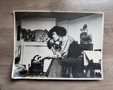 ICONIC RARE JIMI HENDRIX 1969 PORTRAIT BARRIE WENTZELL ORIG PHOTO XXL picture