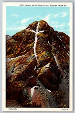 c1940s Mount Holy Cross Leadville Colorado Scenic View Postcard picture