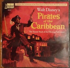Walt Disney's Pirates of the Caribbean Vinyl Disneyland 3937 Rare Yellow Center picture