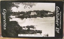 River BANN Falls COLERAINE Cigart Card GALLAHER IRISH VIEWS 253 Northern Ireland picture