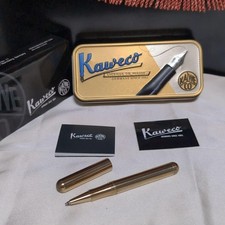 Excellent Rare Kaweco Liliput Brass Ballpoint Pen Compact Classic Design picture