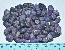 Natural Fluorescent Corundum Var Pink Sapphire Crystals Lot 50 Gram #6 picture