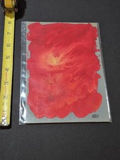 Frank Kelly Freas Original Art Abstract Vintage Colorful Painting Signed Burst picture