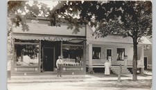 LENS GENERAL STORE appleton wi 1910s postcard wisconsin real photo rppc street picture