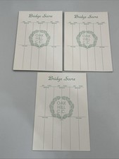 Vintage Oak Hill Country Club Bridge Score Cards Rochester NY picture