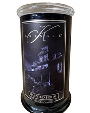 Kringle Candle Haunted House 22oz Halloween Candle Burned Once Hard to Find picture
