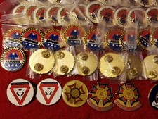 AMVETS American Veterans Pin Pinback Medal LOT 300+ WWII Korean Vietnam War Sons picture