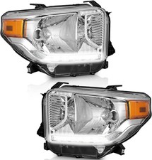 Halogen Headlights Assembly for 2014-2021 Toyota Tundra Headlight Assembly Pair  picture