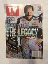 VINTAGE TV GUIDE NASCAR 2002 PREVIEW DALE EARNHARDT LEGACY HOLOGRAM ED RARE #2 picture