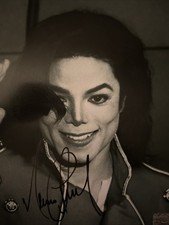 Michael Jackson 8 X 10 Autographed Photo With Coa picture