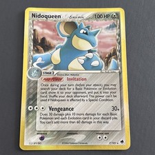 Pokémon TCG Nidoqueen (Delta Species) EX Dragon Frontiers 7/101 Holo Rare LP picture
