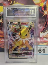 Pokémon Jolteon VMAX - 049/132 Polychromatic Gathering GG's Grading Gem Mint 10 picture