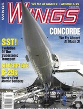 Wings Magazine Aug.2002, Concorde, B-29, Mach 2, SST picture