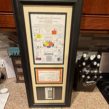 Barack Obama 2009 Inauguration Ceremonies Framed Ticket & Farecard Display picture