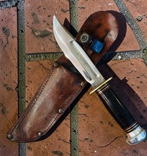 Camillus UAAF Survival Knife WW2 Vintage.  Flat Stamp VERY GOOD picture