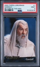 2003 Topps Lord of the Rings Return of the King Gandalf #1 PSA 9 picture