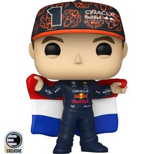 Formula 1 Red Bull Max Verstappen with Flag Funko Pop Vinyl Figure #18 picture