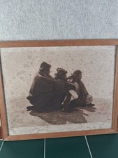 1904 Edward S. Curtis ORIGINAL Photogravure A Point Of Interest-Navaho Plate 36 picture
