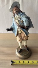 c1900 Spelter Musketeer Figurine Antique 12