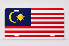 Country Flag Inspired 4x7 Aluminum License Plate Pick Your Country Novelty picture
