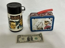 6 Million Dollar Man Thermos & Lone Ranger Lunch Box picture