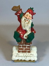 David Frykman Portfolio Signed Santa Claus Christmas 1995 Holiday Coynes Chimney picture