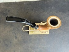 Vintage Small Calabash Gourd. Block Meerschaum Bowl. Estate Pipe picture