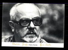 Hans Korte autograph card original signed + F 1096 picture