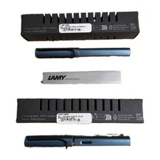 Lamy Al-Star Pen Set Of 2 In Aquatic Blue: Ballpoint And Fine Tip Fountain Pens picture
