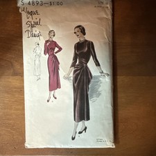 VTG Vogue Special Design Sewing Pattern 1940's With Label To Sew In picture