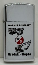 Zippo 1966 Warner & Swasey Heavy Equipment Slimline Lighter picture